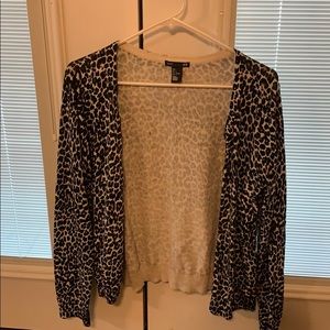 H&M Leopard Cardigan